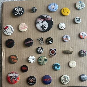 Assorted Graphic bundle  Pins Collection